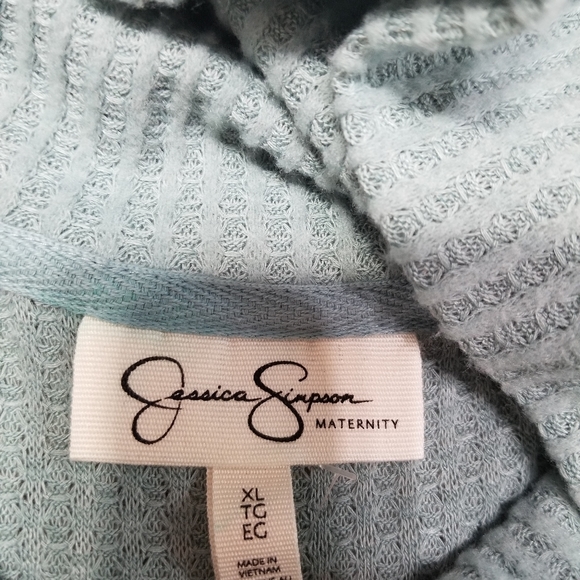 $5☃️H.P Jessica Simpson- Cowl Neck Long  Sleeve Maternity XLTunic - Picture 8 of 10